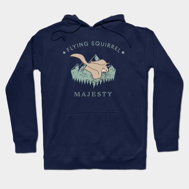 Flying Squirrel Majesty Hoodie by Annelie